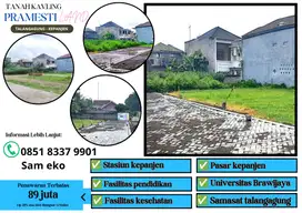 Tanah Kavling premium jual dibawah pasar cocok untuk investasi rmh kos