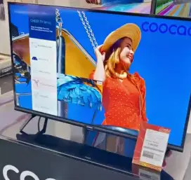 Murah tv 43in smart tv coocaa bs youtube masih bagus