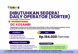 DAILY OPERATOR (SORTER)