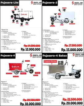 PROMO GEROBAK LISTRIK SELIS UNTUK USAHA ANDA