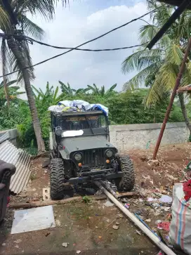jeep willys 1965 matic siap offroad