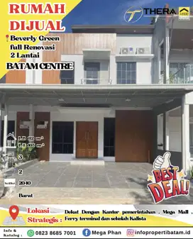 Dijual Murah Rumah 2 Lantai Full Renovasi Interior di Beverly Green