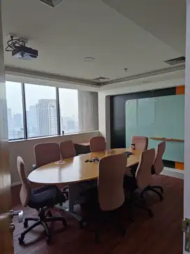 SEWA KANTOR DI JAKARTA ARTHA GRAHA 369M²FURNISH 250K NEGO