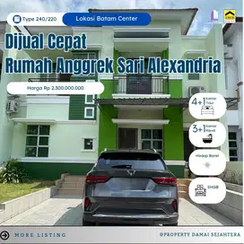 Dijual Rumah Anggrek Sari Alexandria Batam Center