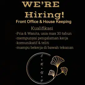 Front office/ house keeping