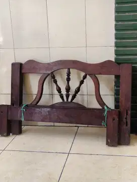 Ranjang kayu/Dipan 90x180 apa ada nya murmer aja