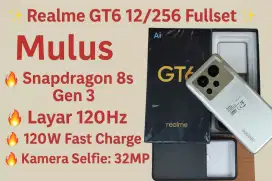 Realme GT6 12/256 Fullset Mulus - Snapdragon 8s Gen 3, Layar 120Hz