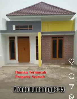 rumah elegan dekat sekolah madinatussalam pasar 9 di perumahan syariah