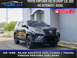 Bunga=4,7% PAJAK=08-2026 GANJIL Km=16rb FORTUNER 2.8 VRZ GR SPORT 2022