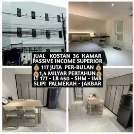 JUAL KOST KOSAN 36 KAMAR DI SLIPI PALMERAH JAKARTA BARAT