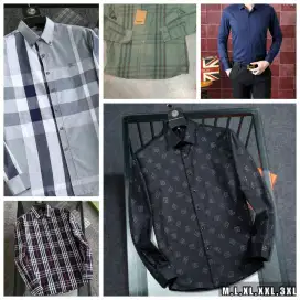 KEMEJA PRIA BRANDED LENGAN PANJANG NEW MODEL