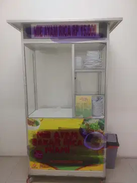 Jual etalase lemari dagang tinggi 180 cm panjang 100 cm lebar 50 cm