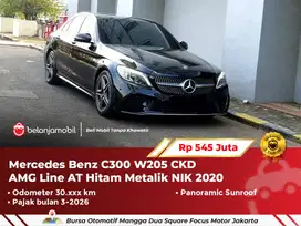[ LOW KM ] Mercedes Benz Mercy C300 C 300 W205 CKD AMG Hitam 2020/2021