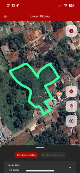 Tanah 1500m dekat terminal Cihanjawar