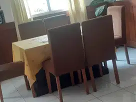 kursi makan sungkai kelas 1 6bh
