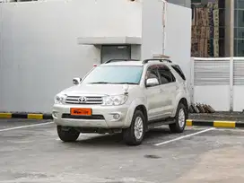 Toyota Fortuner 2.7 G Lux Automatic Bensin 2010 Silver