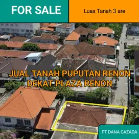 TANAH JALAN PUPUTAN  RENON 3ARE