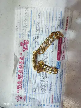 Terima emas tanpa surat kalau ada yang mau jual emas nya boleh berkabr