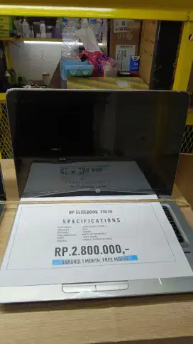 HP Elitebook Slim Desain i5 Murah