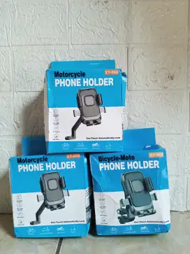 Holder motor hp stang spion motor / holder handphone bisa diputar 360