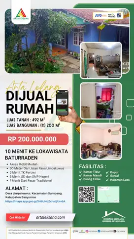 Dijual rumah murah cocok untuk hunian