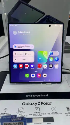 CREDIT HP SAMSUNG GALAXY Z FOLD7 RAM 12GB/256GB PROMO BUNGA 0%