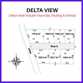 View Sawah & Bukit, Mulai 1 Jt an Kavling SHM Bekasi