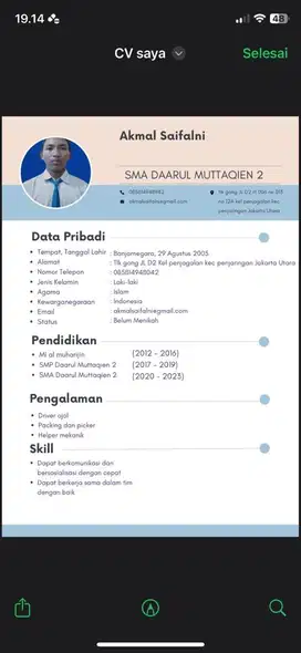 Mencari pekerjaan apa saja yang penting halal