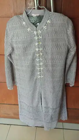 Kebaya Rok n blues warna abu