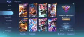 Akun mobile legends Layla aspirant, Aurora collector dll