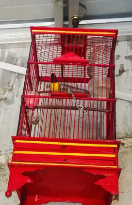 Kandang/Sangkar Burung Plus Isinya