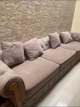 Kursi 3 dudukan besar Kayu Jati kokoh
