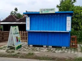 Gerobak kontener kedai