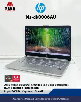 Laptop Desain Grafis Gaming Ringan HP Ryzen 3 Ram 8/256 Bergaransi