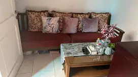 SOFA 1 SET + MEJA MINIMALIS