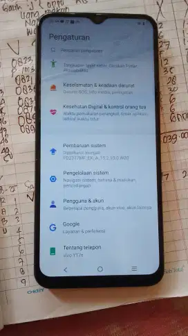 Dijual cepat, hp Vivo Y17s,