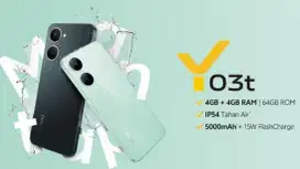 Vivo Y03t Ram 4/64GB