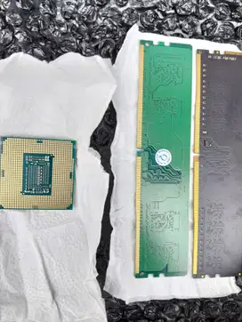 Ram pc ddr4 8gb , Prosessor G5400 gen 8 , casing pc alcatroz