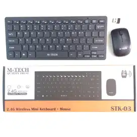 N E W  M-Tech Keyboard Wireless USB Sangat Cocok untuk Laptop/PC/HP