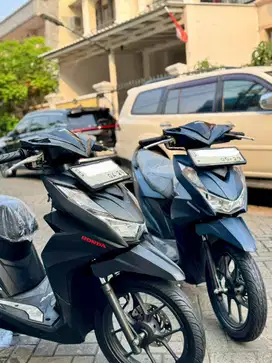 KM 800 PERAK ! BEAT DELUXE 2024 HITAM/BIRU PAJAK BLN 05/04-2025