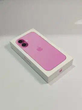 NEW iPhone 16 128GB iBox Baru Garansi Resmi - Pink