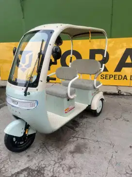 roda3 dan atap aki 60v20ah  dinamo 1500w
