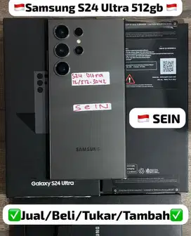 Samsung S24 Ultra 12/512 Gb Black Phantom Resmi Bisa cicilan 0%