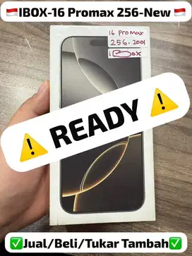 Iphone 16 Promax 256 Gb Natural Titanium Ibox New Sgel bisa cicilan 0%
