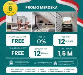 Rumah Dijual Cluster Pamulang Discout nego strategis KPR
