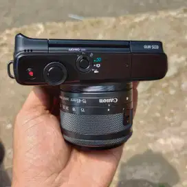 Canon eos M10 hitam body kit fullset box