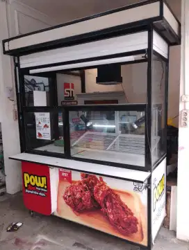 Jual gerobak bekas fried chicken