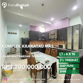 Townhouse Komplek krakatau mas jalan bukit barisan
