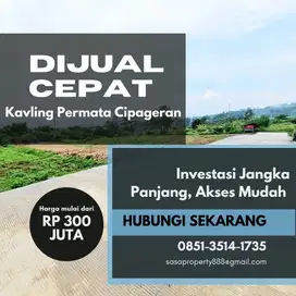 Dijual Cepat Tanah di Permata Cipageran Siap Bangun