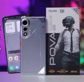 (1477) TECNO POVA 7 CURVE 5G 8/256GB FREE GIFT BISA CICILAN
